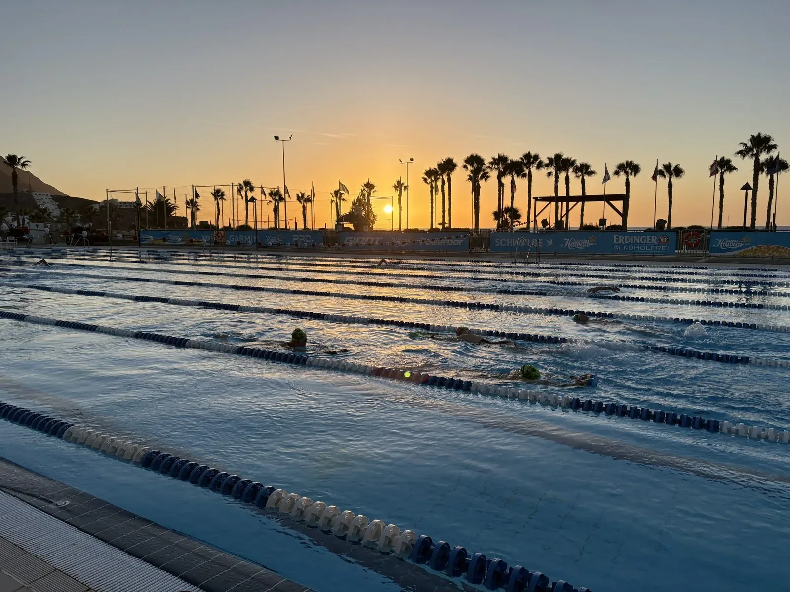 Sonnenuntergang beim Training Fuerteventura