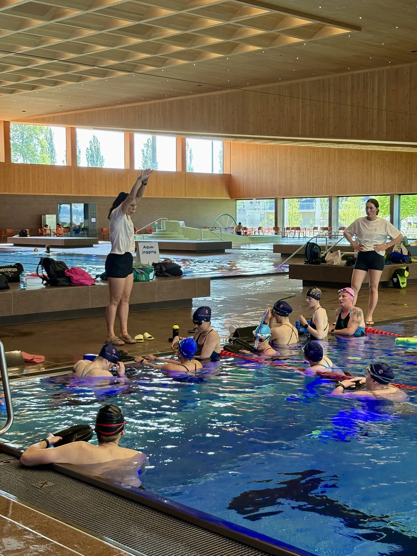 Gruppen-Coaching am Pool